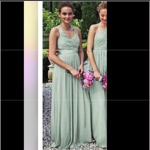 “J. CREW” Silk Chiffon Pleated Special Occasion Gown